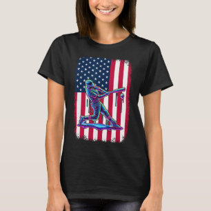 American Flag Sell Player T Patriotic 4th Of July  T-Shirt