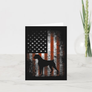American Flag Shirt Usa 4th Of July Dog Gifts Card