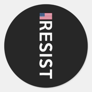 American Flag Shirts For Men Women3 Classic Round Sticker