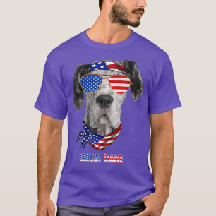 American Flag Shirts Great Dane Dog Lover Gifts
