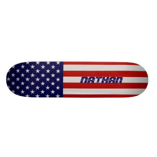 American Flag Skateboard