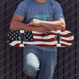 American Flag Skateboard