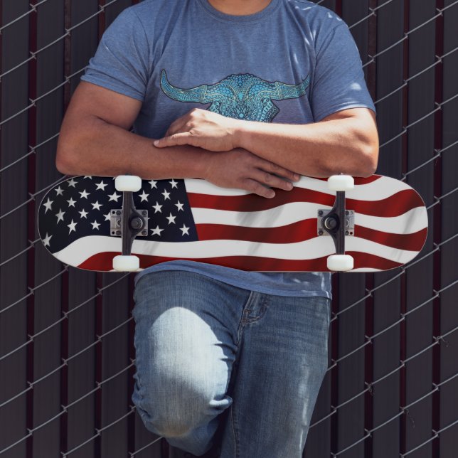 American Flag Skateboard (Outdoor 3)