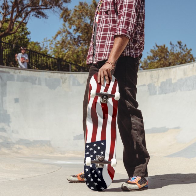 American Flag Skateboard (Outdoor 2)