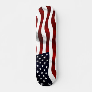 American flag skateboard