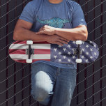 American Flag Skateboard<br><div class="desc">Stars, Stripes, Red, White, Blue, American Flag Skateboard</div>