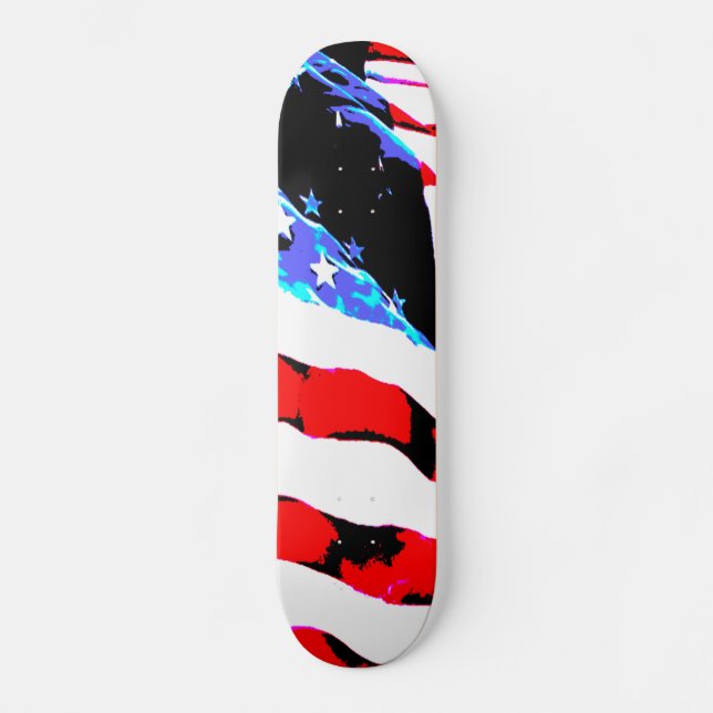American flag skateboard (Front)
