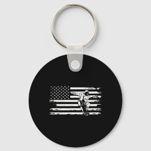 American Flag Skateboarding Clothing - Skateboard Key Ring