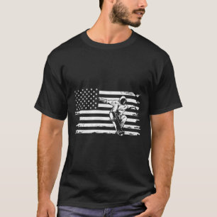 American Flag Skateboarding Clothing - Skateboard T-Shirt