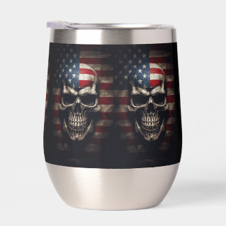 American Flag Skull