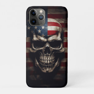 American Flag Skull iPhone 11 Pro Case