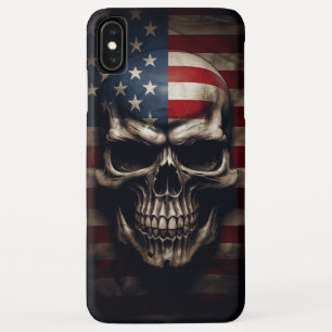 American Flag Skull iPhone XS Max Case