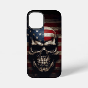 American Flag Skull iPhone 12 Mini Case