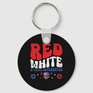 American Flag Skull Patriot Skeleton Independence Key Ring