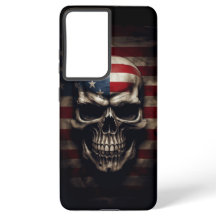 American Flag Skull 