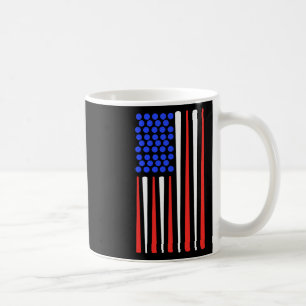 American Flag Snooker Billiard Player Billiards Coffee Mug