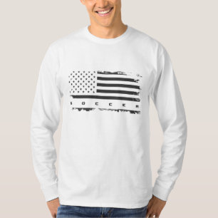 American Flag Soccer Apparel - Soccer T-Shirt