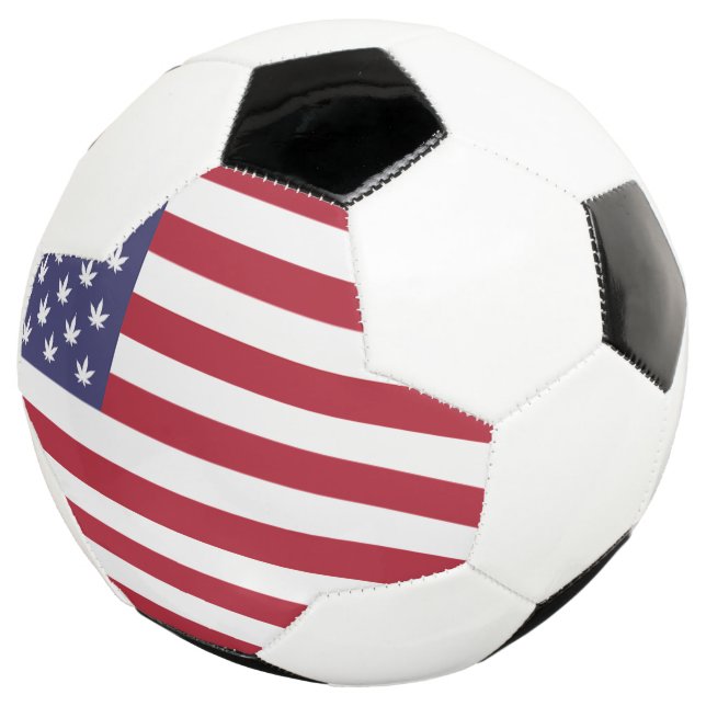 American Flag Soccer Ball (Three Quarter)