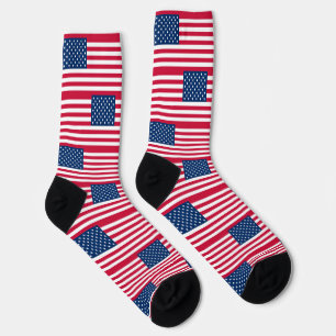 American Flag Socks Patriotic USA