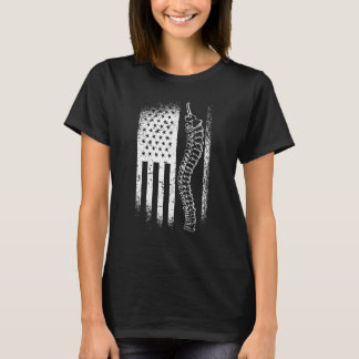 American Flag Spine T-Shirt