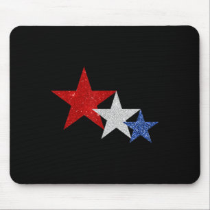 American Flag Stars 4th Of July Tee - Memorial Day Mouse Pad