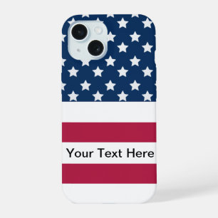 American Flag Stars And Stripes iPhone 15 Case