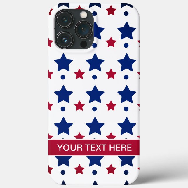 American Flag Stars Case-Mate iPhone Case (Back)