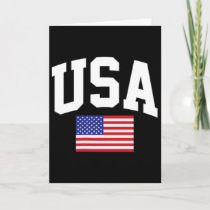 American Flag Stars Stripes 4th Of July Patriotic Card
