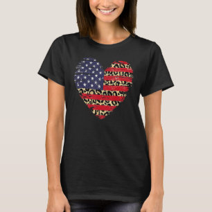 American Flag Stars Stripes 4th Of July Patriotic  T-Shirt