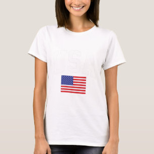 American Flag Stars Stripes 4th Of July Patriotic T-Shirt