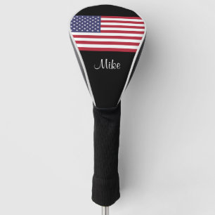 American Flag Stars Stripes Golf Head Cover