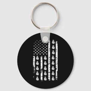 American Flag Steaks Food Usa Patriotism Patriot S Key Ring