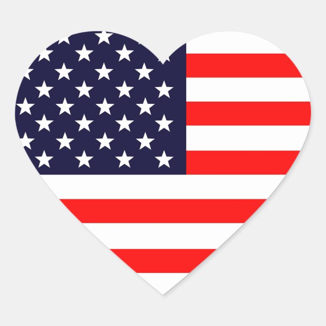 American Flag Sticker (Front)