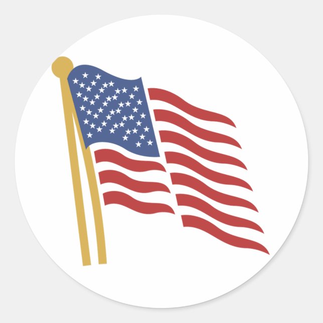 American  Flag stickers (Front)