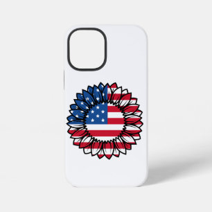 American Flag Sunflower-32222 iPhone 12 Mini Case