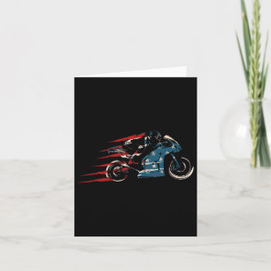 American Flag Super Bike Moto Gp 4th Of July Dirt Card
