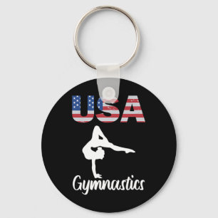 American Flag Super Bike Moto Gp Independence Day Key Ring