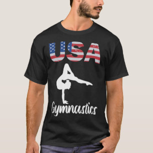 American Flag Super Bike Moto Gp Independence Day  T-Shirt