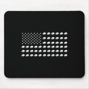 American Flag Sushi Food Usa Patriotism Patriot Lo Mouse Pad