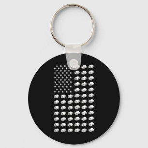American Flag Sushi Food Usa Patriotism Patriot So Key Ring