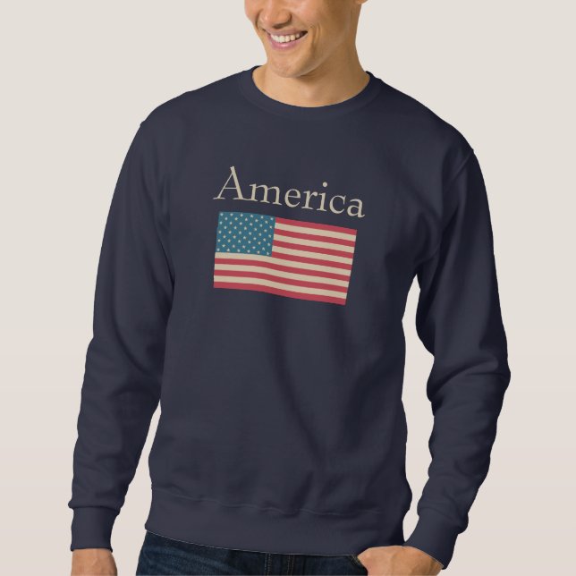 American Flag Sweatshirt (Front)