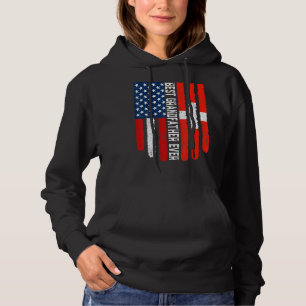 American Flag Switzerland Flag Best Grandfather Ev Hoodie