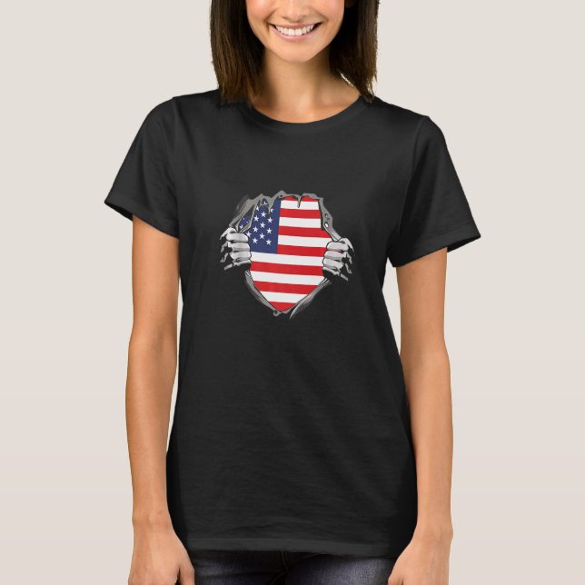 American flag   T-Shirt (Front)