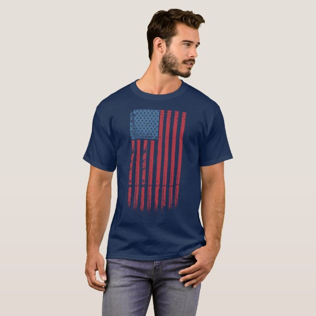 American Flag T-Shirt (Front Full)
