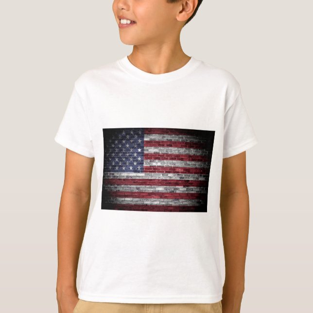 American flag. T-Shirt (Front)