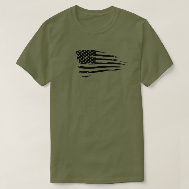 American Flag T-Shirt (Design Front)