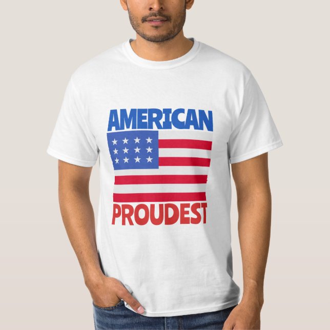 American Flag  T-Shirt (Front)