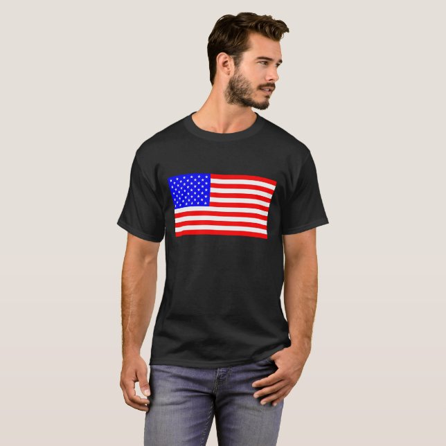 American Flag T-Shirt (Front Full)