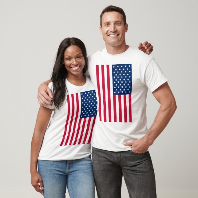 American Flag T-Shirt USA - Patriotic (Unisex)