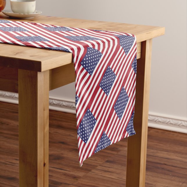 American Flag Tablecloth (In Situ)